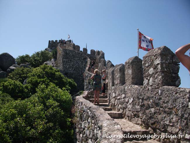 Les remparts du Château des Maures à Sintra