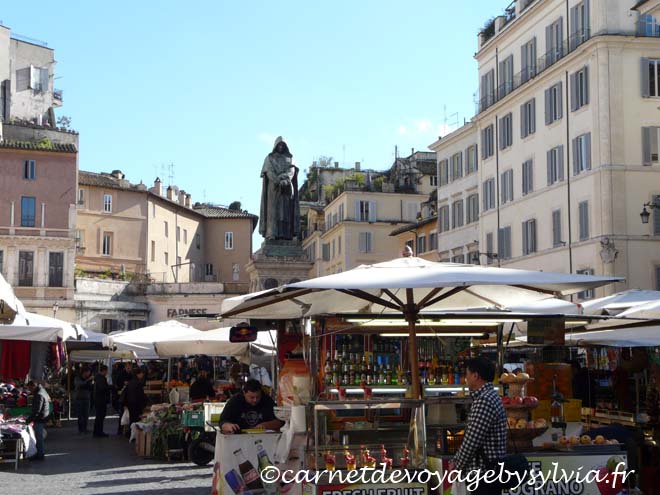 campo dei fiori marché Rome