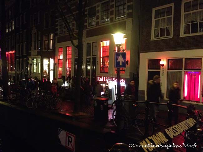 voyage à Amsterdam - red light district