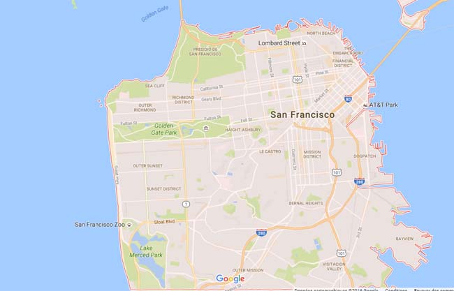 San Francisco par quartier