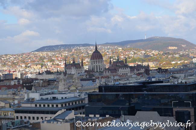 Vue sur Budapest - Basilique St Etienne - vue depuis le toit