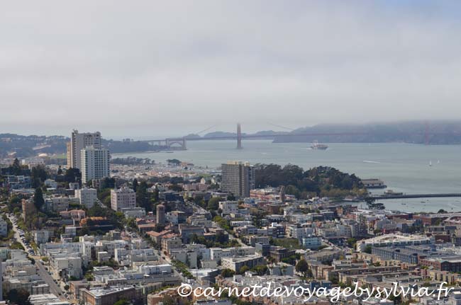 San Francisco vue depuis la Coït Tower 