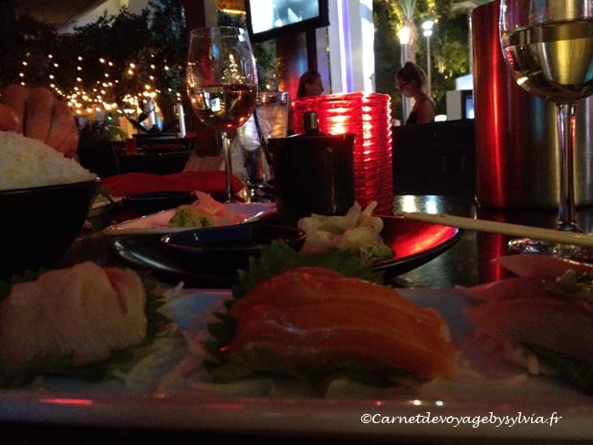 manger des sushis à Las Vegas