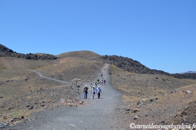 marche sur le volcan Caldeira 