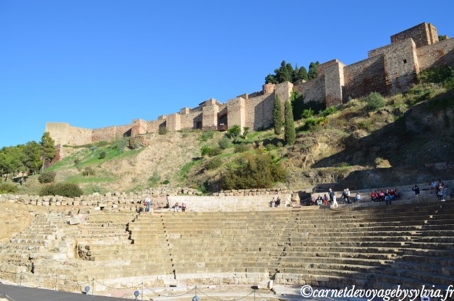 le théâtre Romain de Malaga