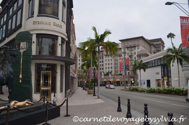 Los Angeles - quartier de Beverly Hills - Rodéo Drive