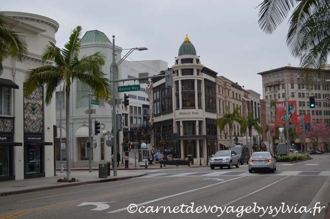 Los Angeles - quartier de Beverly Hills - Rodéo Drive