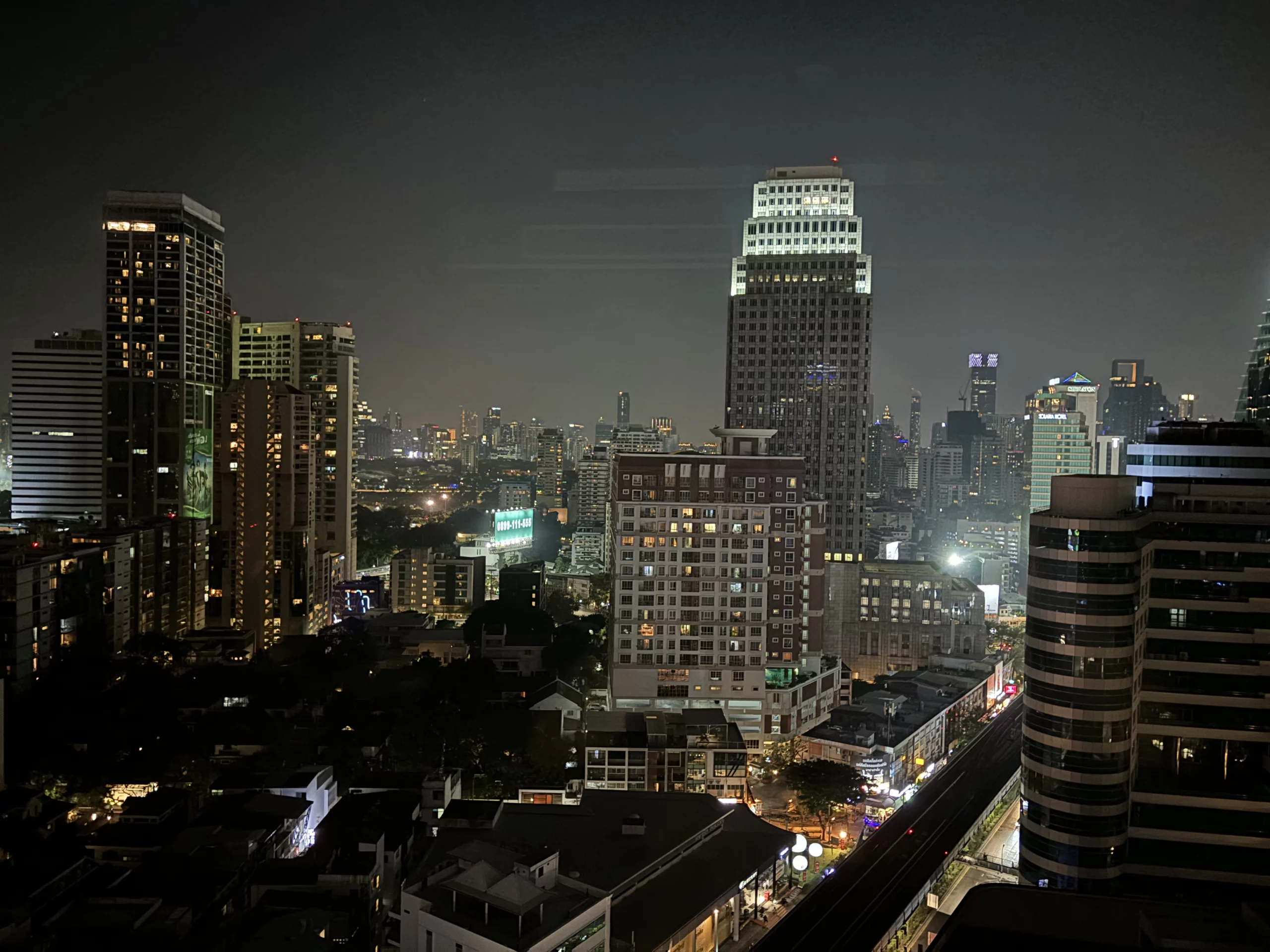 vue depuis Carlton Bangkok